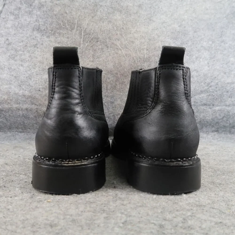 LL Bean Shoes Kids 6 Boots Chelsea Leather Insulated Classic Pull On Lug Sole